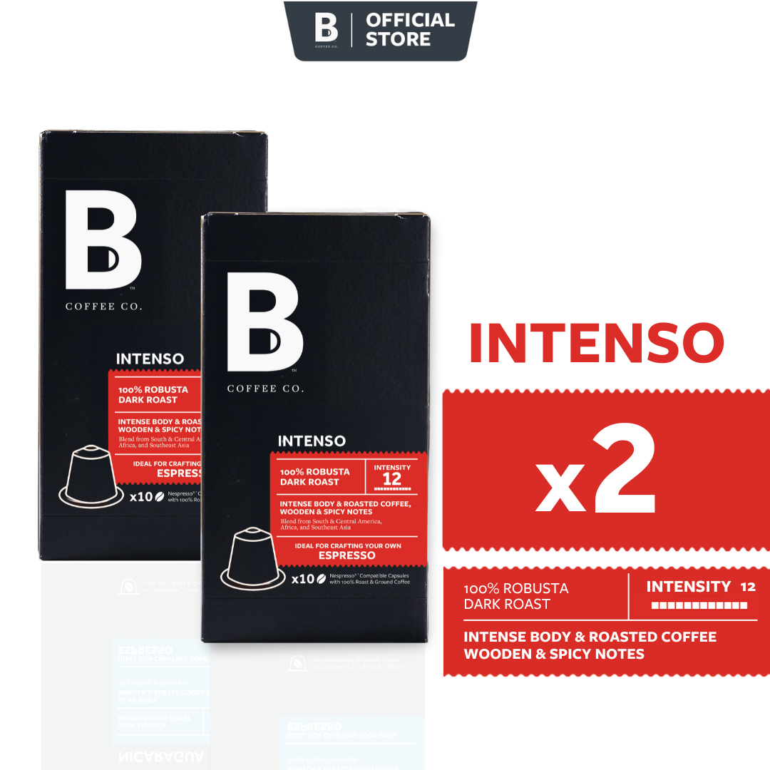 
                  
                    B Coffee Co. Intenso Espresso Nespresso Compatible Coffee Capsules 10 Pods
                  
                