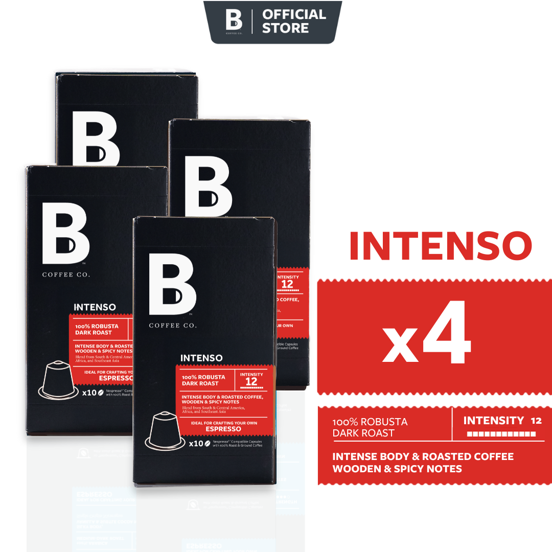 
                  
                    B Coffee Co. Intenso Espresso Nespresso Compatible Coffee Capsules 10 Pods
                  
                