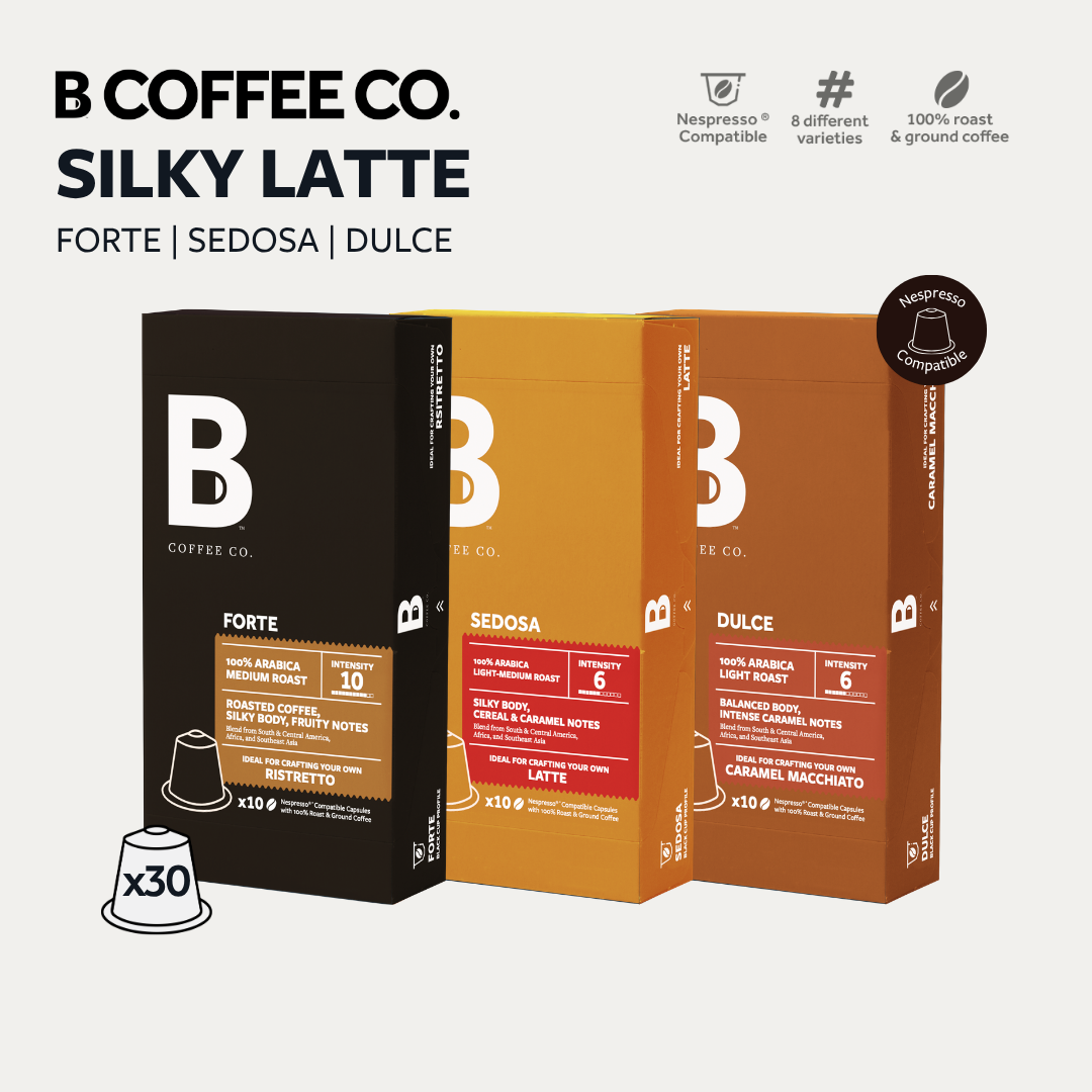 
                  
                    B Coffee Co. Silky Latte Bundle, Pack of 3 - Forte, Sedosa, Dulce
                  
                