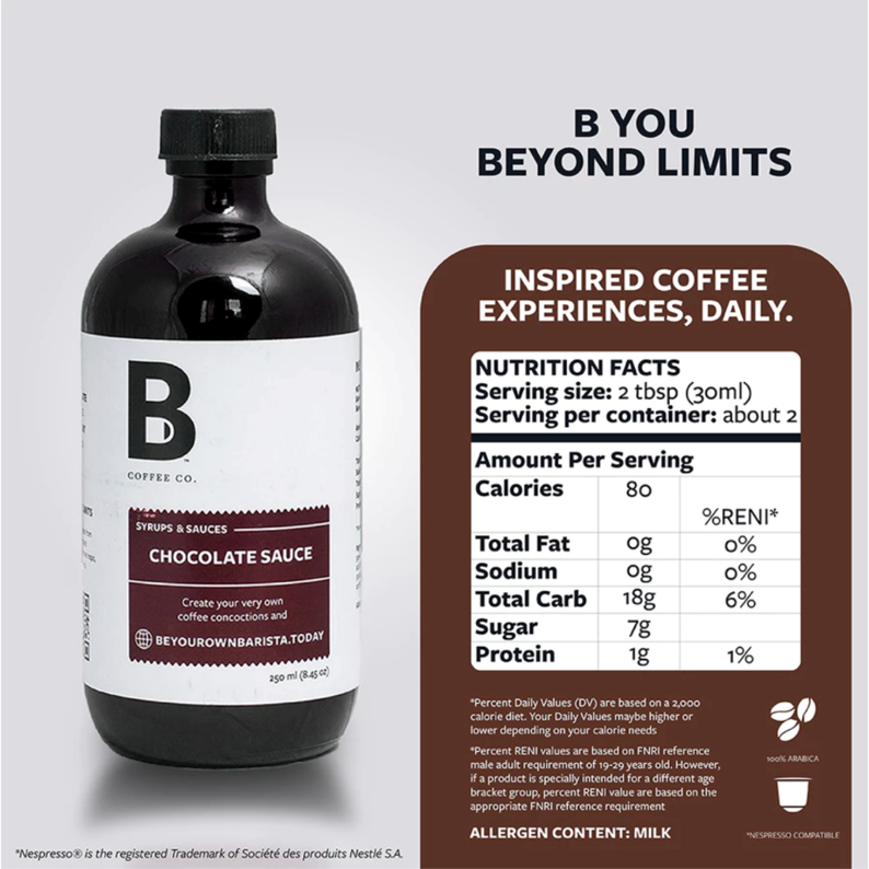
                  
                    B Coffee Co. Syrup Bundle 250mL - Sugarfree Vanilla Syrup, Chocolate Sauce, Caramel Sauce
                  
                