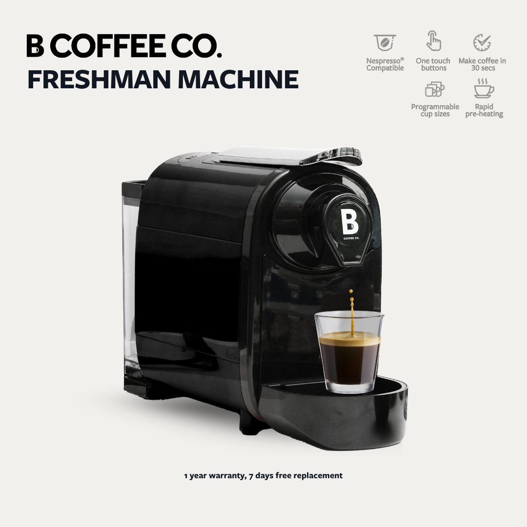 
                  
                    B Coffee Co. Freshman V1 Nespresso Compatible Coffee Capsule Machine
                  
                