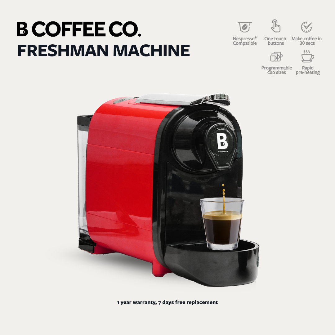 
                  
                    B Coffee Co. Freshman V1 Nespresso Compatible Coffee Capsule Machine
                  
                