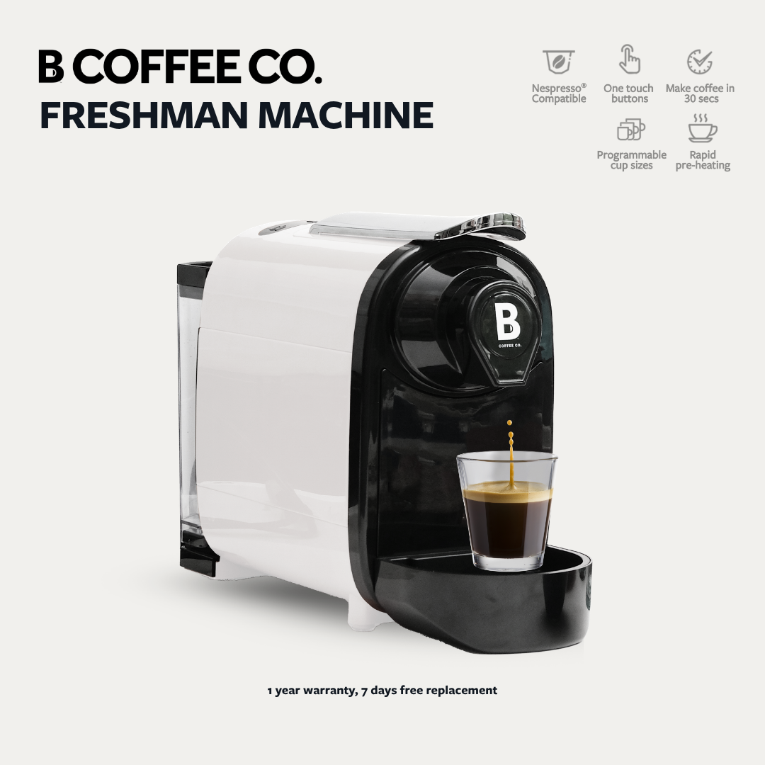 
                  
                    B Coffee Co. Freshman V1 Nespresso Compatible Coffee Capsule Machine
                  
                