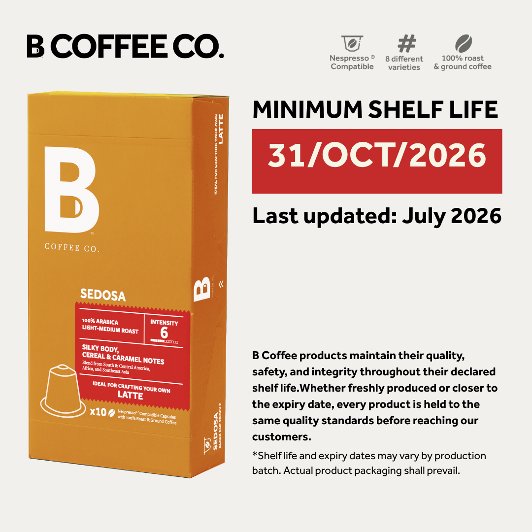 
                  
                    B Coffee Co. Sedosa Latte Nespresso Compatible Coffee Capsules 10 Pods per Pack
                  
                