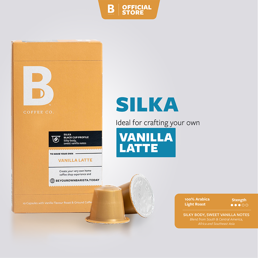 Silka Vanilla Latte 10-Capsule Pack