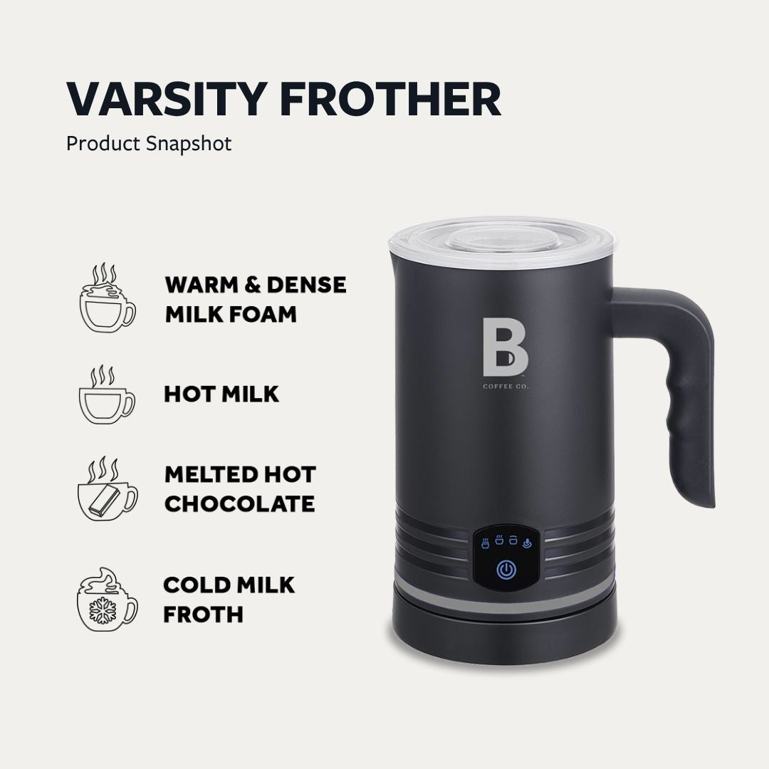 
                  
                    B Coffee Co. Varsity Electric Milk Frother Machine
                  
                