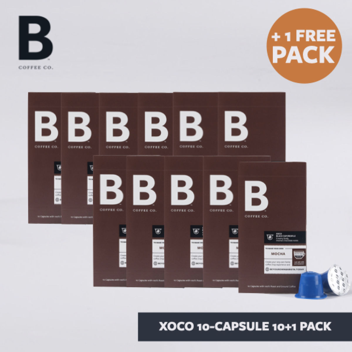 
                  
                    Xoco Mocha 10-Capsule Pack
                  
                