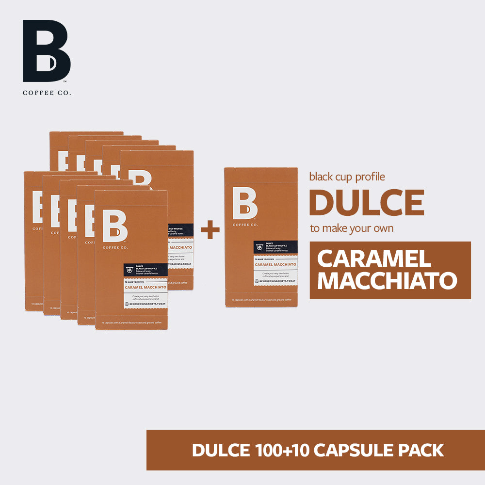 
                  
                    Dulce Caramel Macchiato 10-Capsule Pack
                  
                